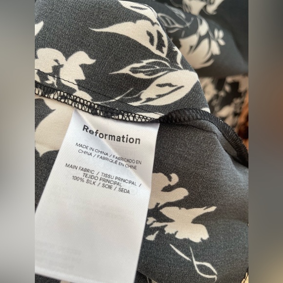 Brand new reformation Frankie Silk Dress - Picture 5 of 15